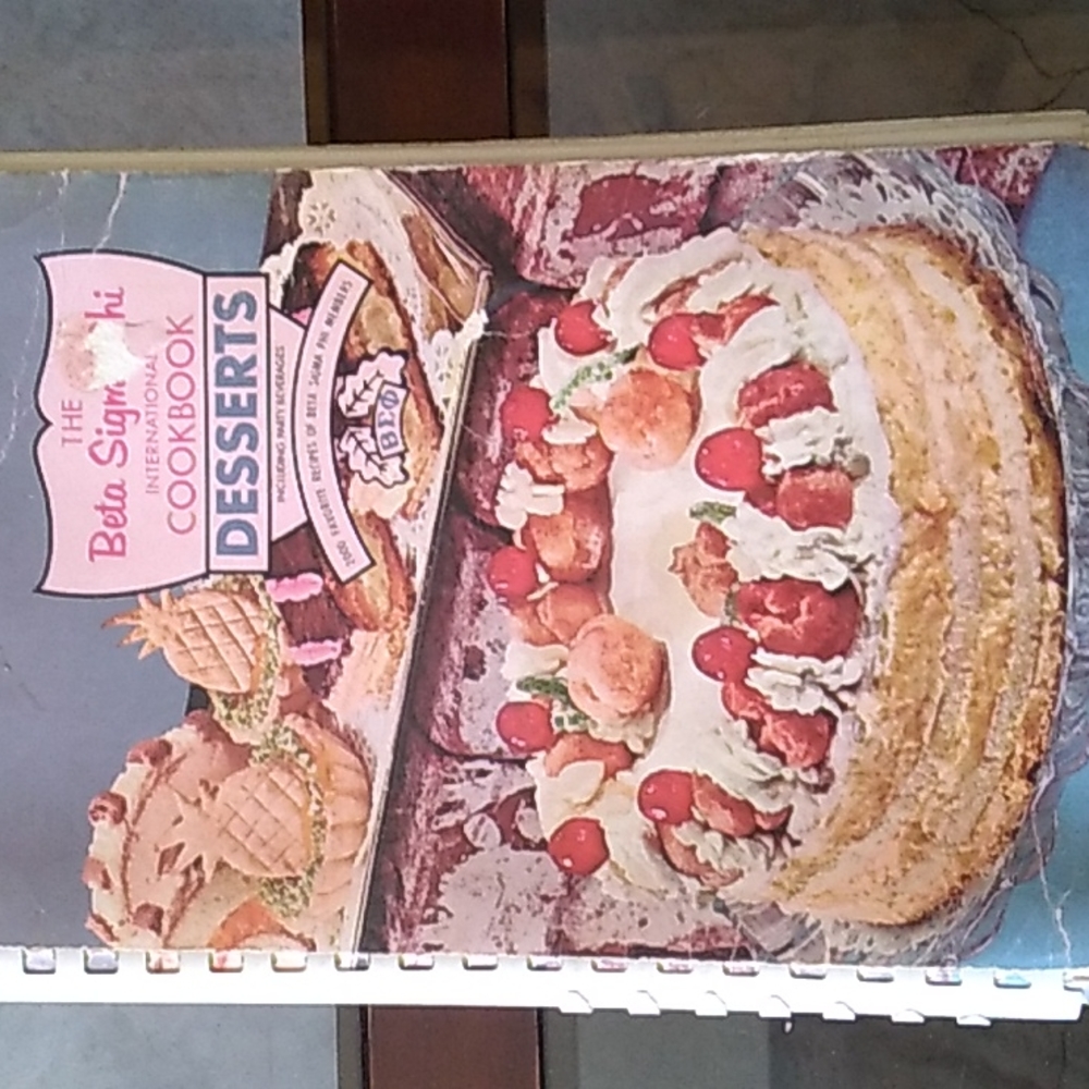 Vintage Beta Sigma Phi International Cookbook